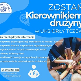 Szukamy kierowników drużyny wśród rodziców!
