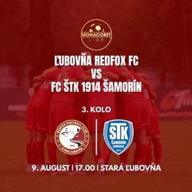 Pred zápasom: Stará Ľubovňa Redfox Football Club - FC ŠTK 1914 Šamorín