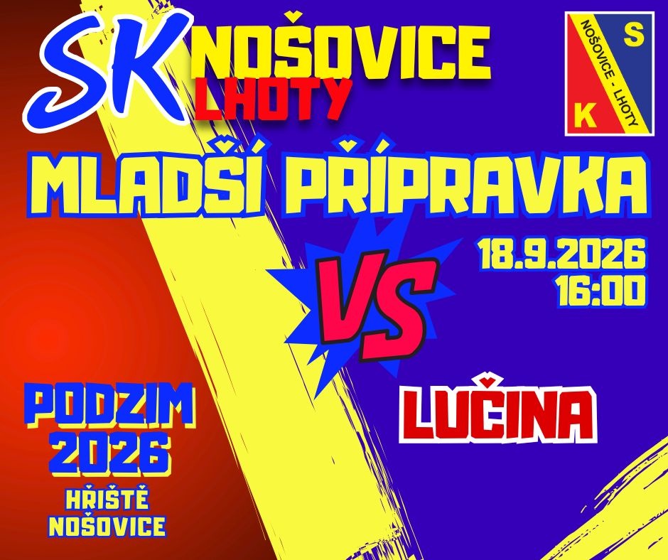 ⚽️ ODLOŽENÝ ZÁPAS MLADŠÍ PŘÍPRAVKY MÁ NOVÝ TERMÍN! 💛💙