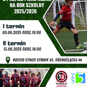 Zapraszamy na testy do klasy sportowej!