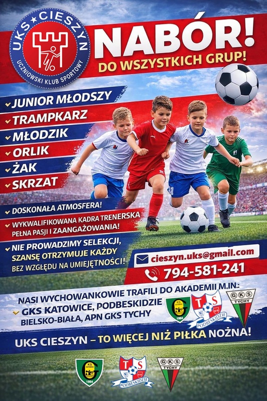 NABÓR UKS CIESZYN !!!