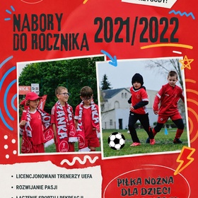 OTWIERAMY NOWĄ GRUPĘ — ROCZNIK 2021/2022!