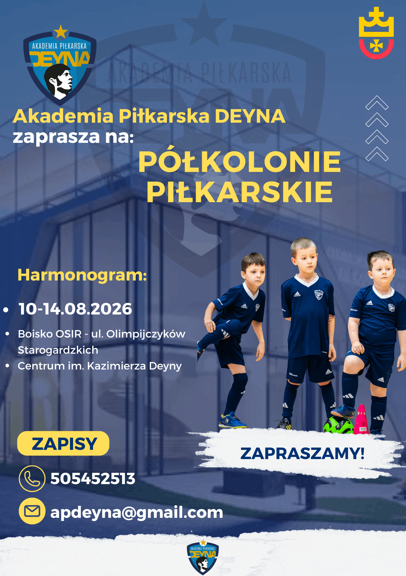 LETNIE PÓŁKOLONIE Z AP DEYNA!