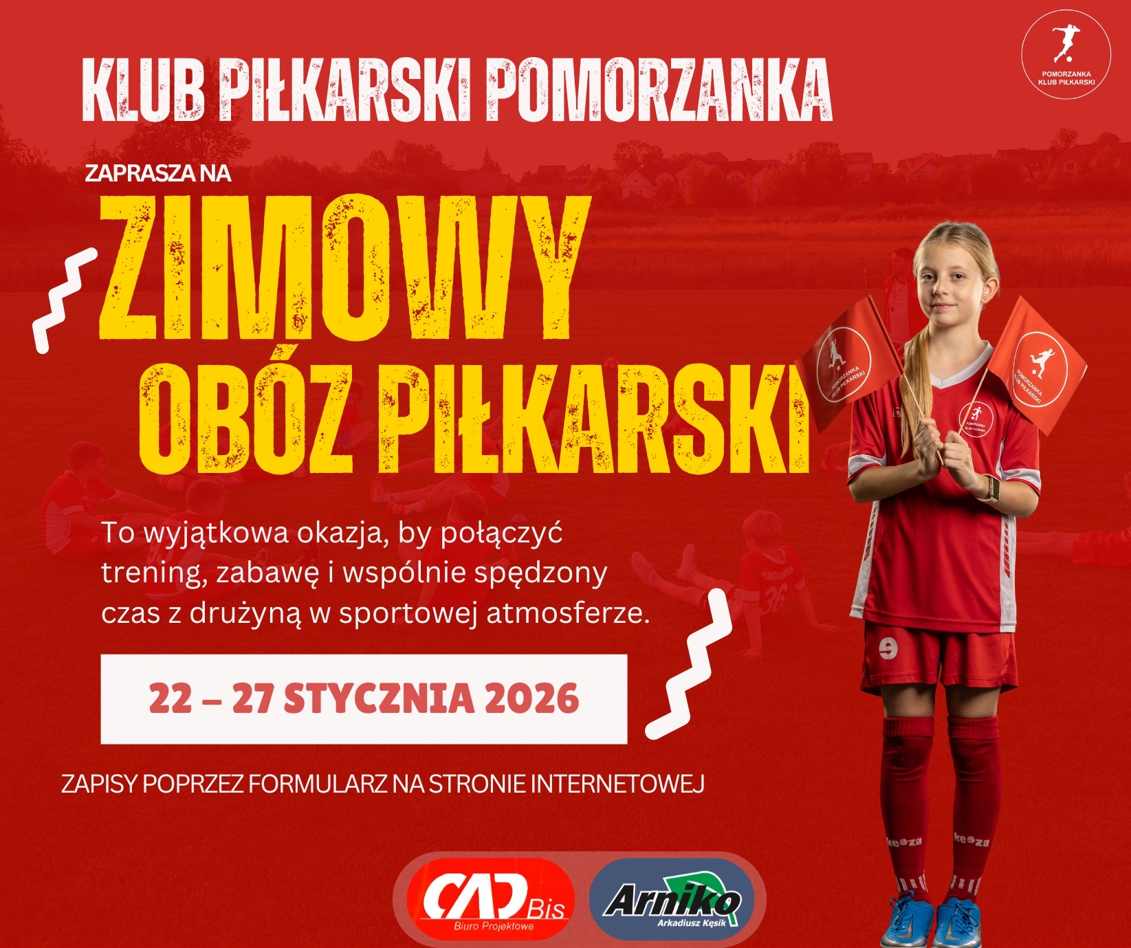 Zimowy Obóz Piłkarski Pomorzanki – Lubawa 2026