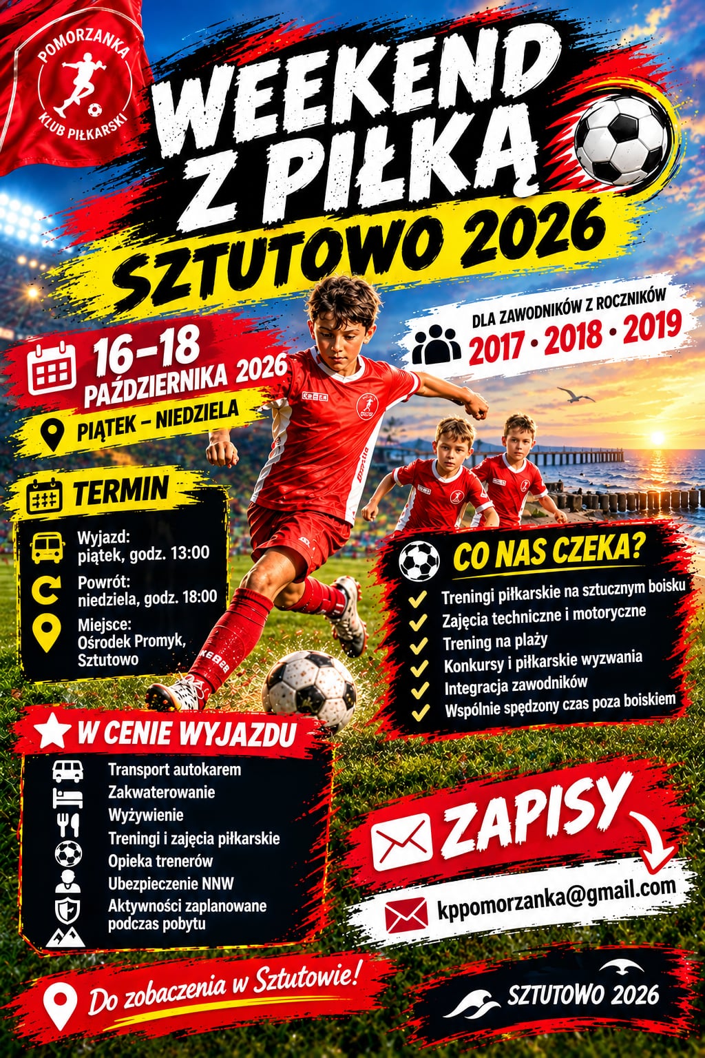 WEEKEND Z PIŁKĄ – SZTUTOWO 2026