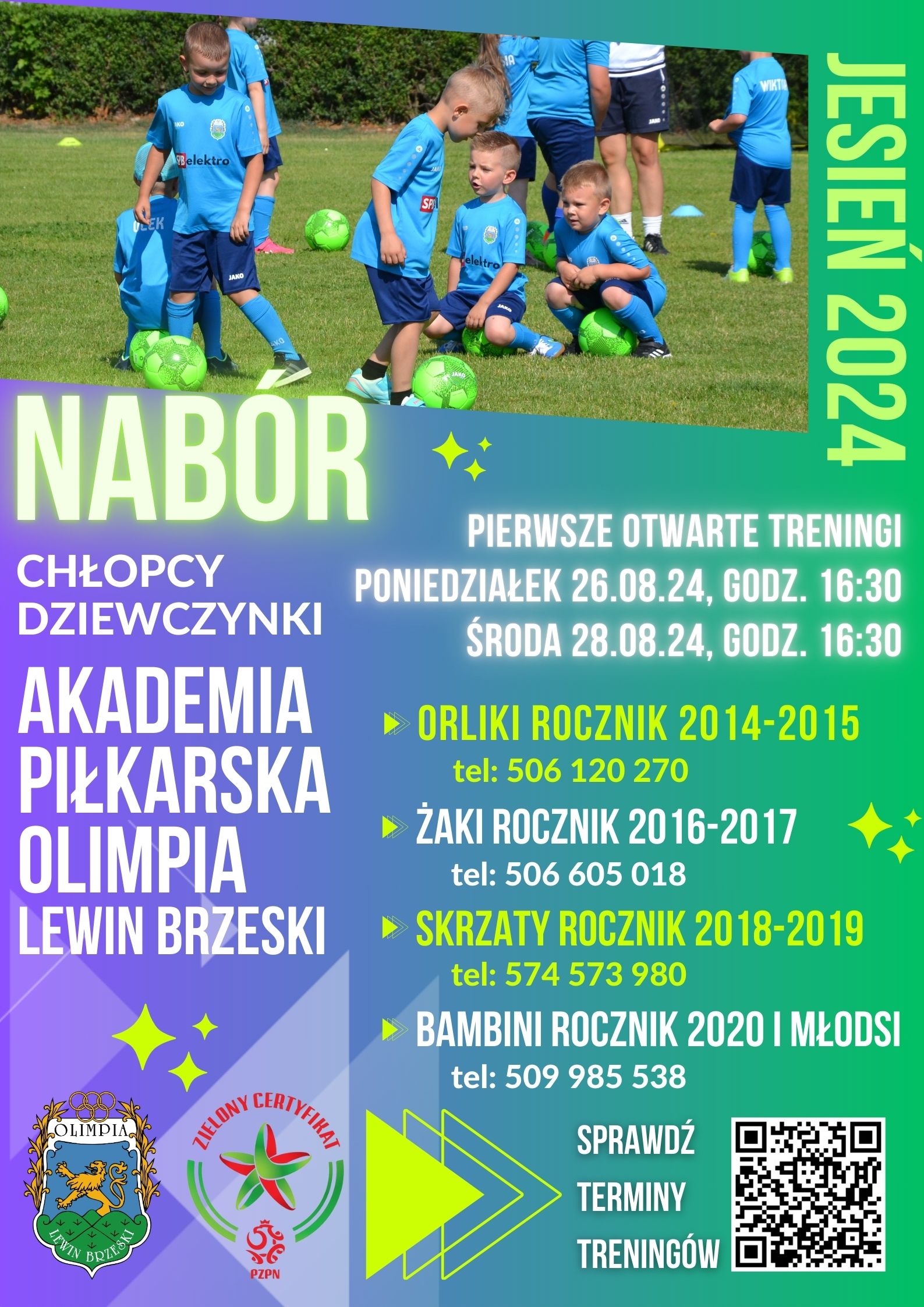 TRENINGI PIŁKARSKIE DLA NAJMŁODSZYCH
