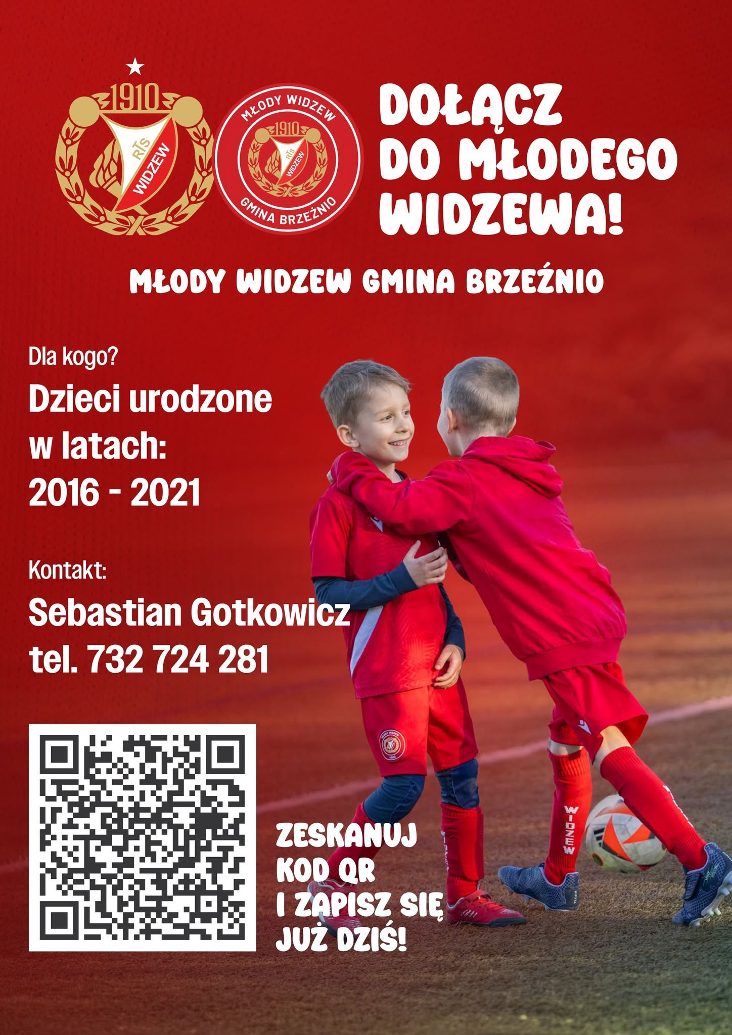 NABORY do MŁODEGO WIDZEWA w Gminie Brzeźnio