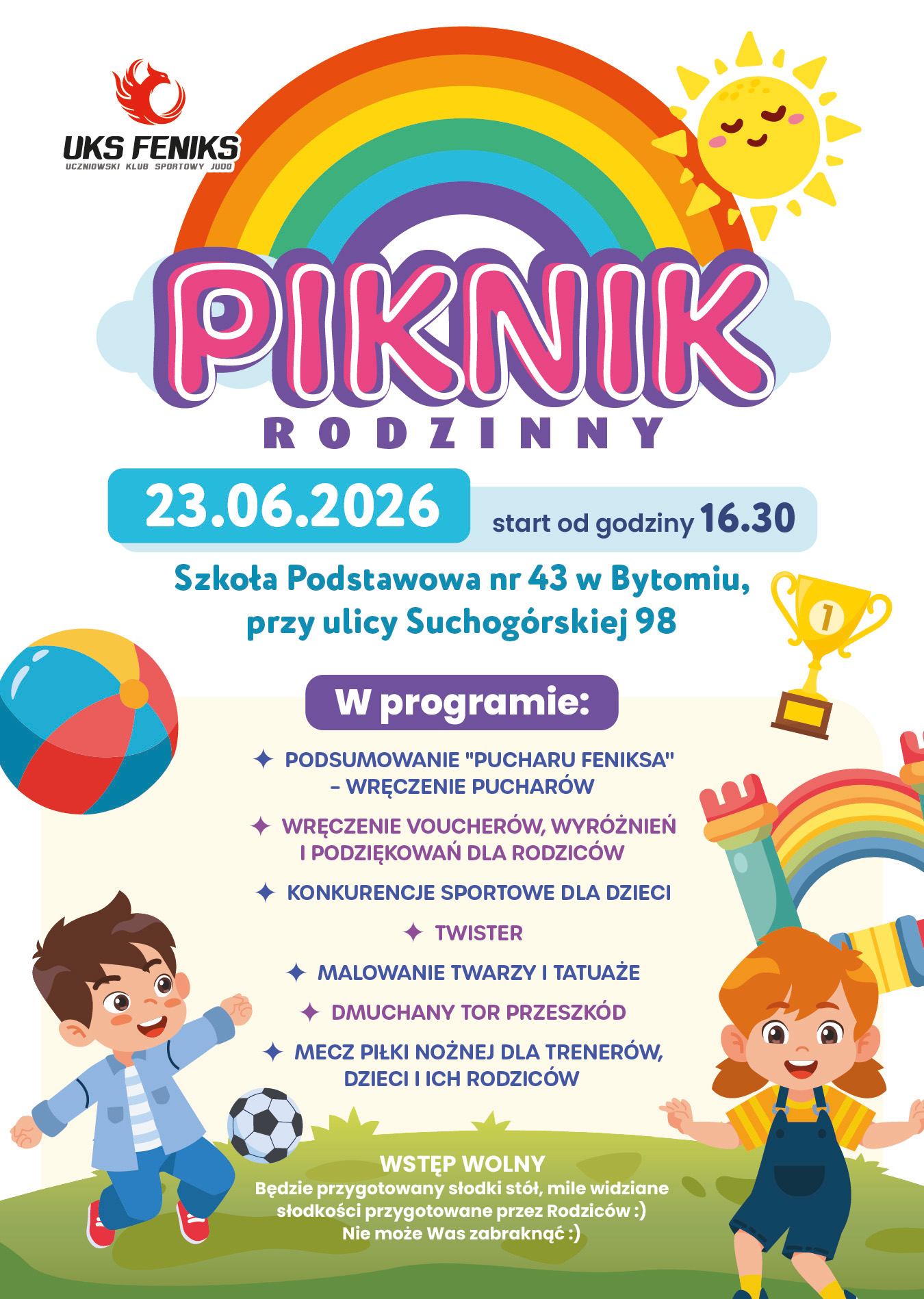 Piknik Rodzinny- Zakończenie Roku Szkolnego