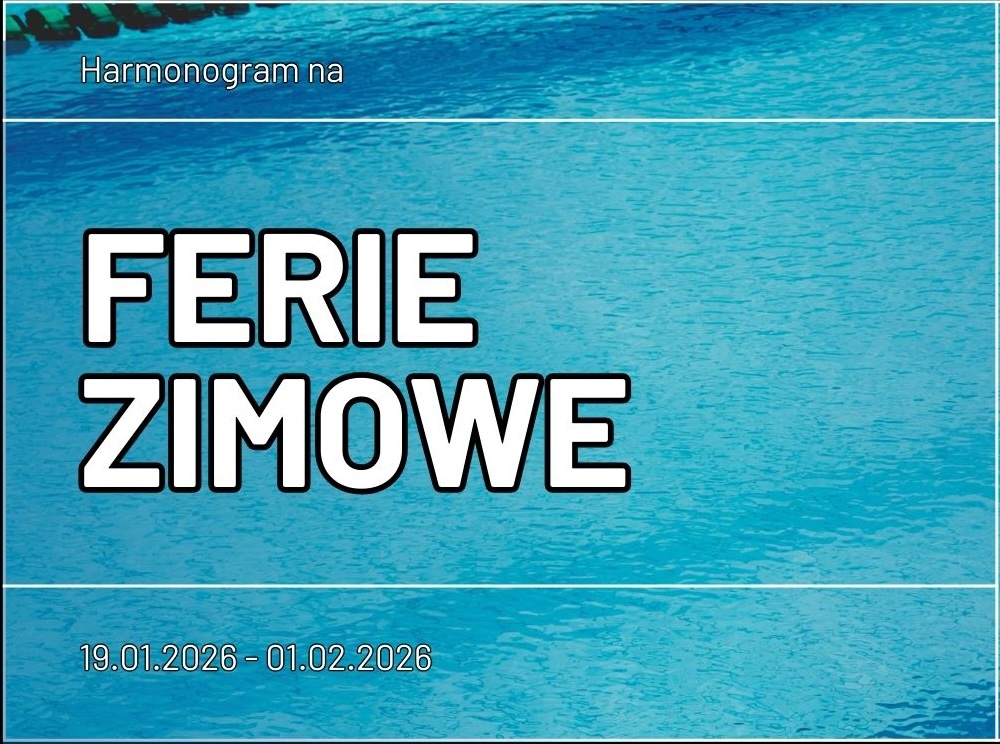 Harmonogram treningów - Ferie Zimowe (19.01.2026 - 01.02.2026)