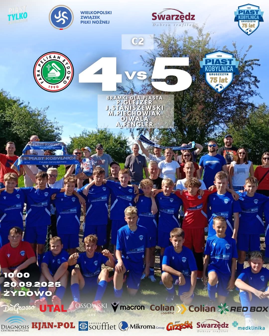 Pelikan Żydowo vs Piast Kobylnica C2